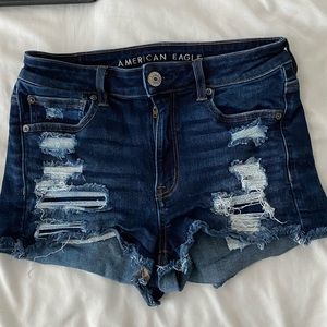 american eagle hi-rise shortie